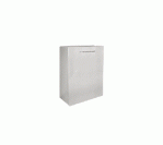 White Paper Bag With Embossed Lines-S